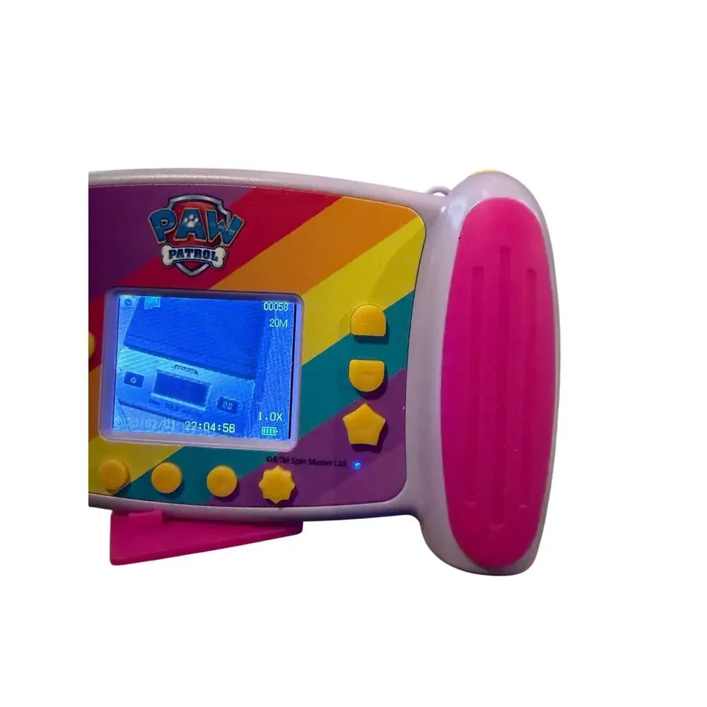 Nickolodeon Paw Patrol Kids Pink Interactive Camera PAWC3019 SD Card Video Games